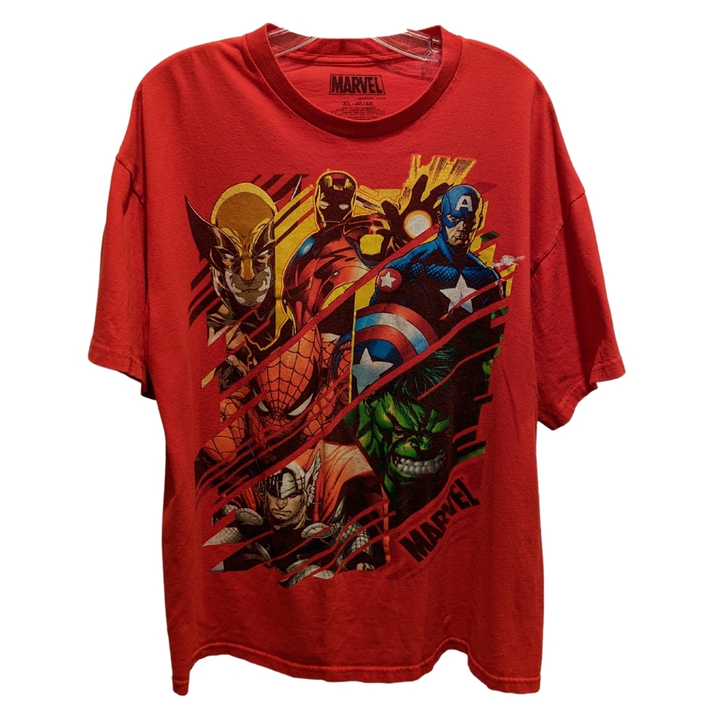 Red Marvel Tee